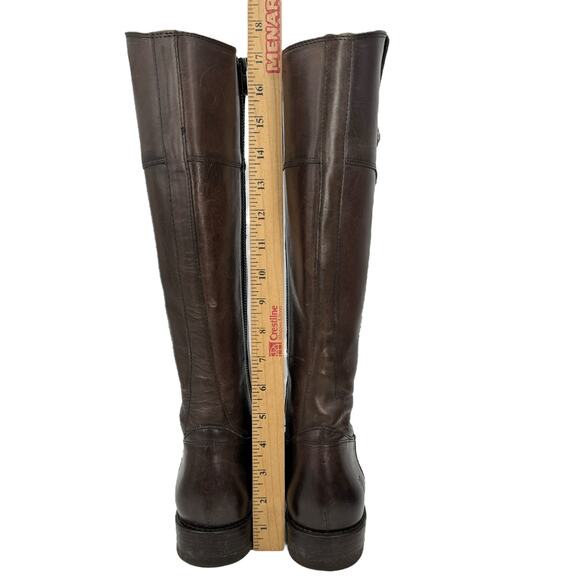 Frye Jayden Tall Button Boots Women's SZ 9 Brown Boho Casual Equestrian Western - Picture 6 of 13